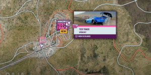 Forza Horizon Test Track Location