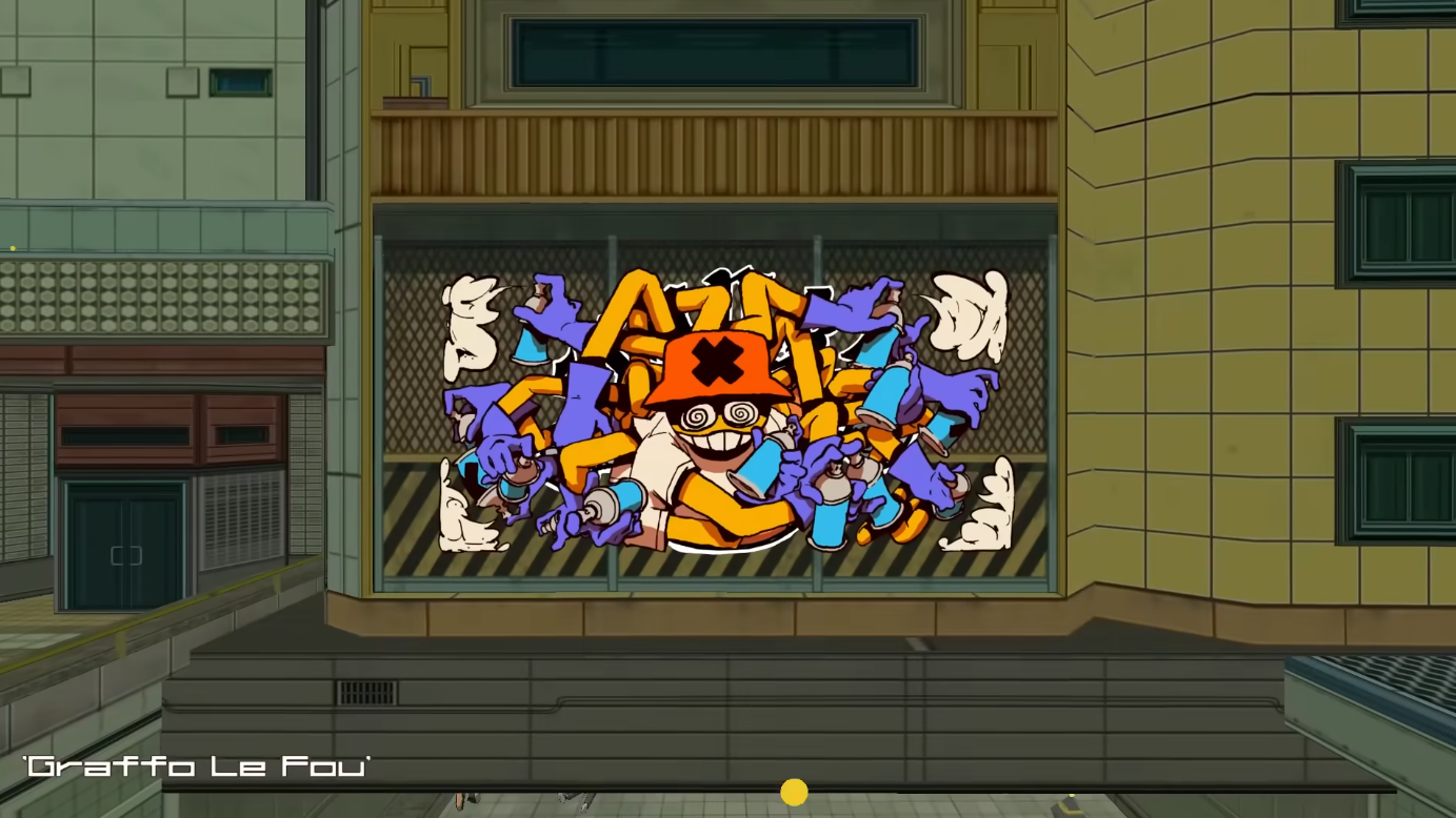 Graffiti done by an player.
