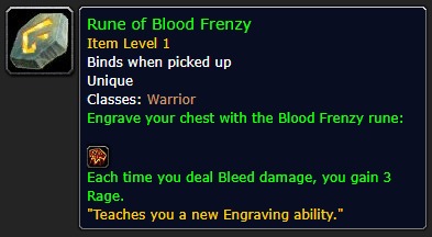 Rune of Blood Frenzy