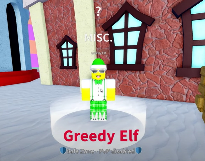 Appearance of Greedy Elf 