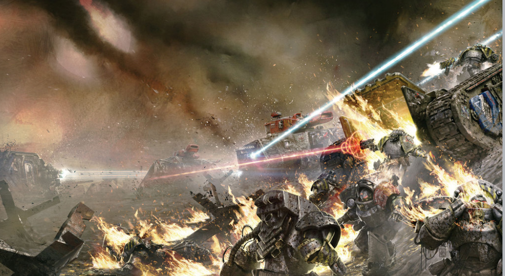 Iron Warriors battle on Tallarn