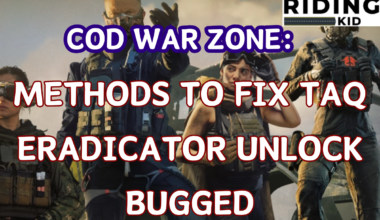 COD War Zone Methods To Fix TAQ Eradicator Unlock Bugged