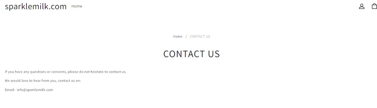 Website contact