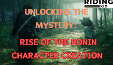 Unlocking the Mystery: Rise of the Ronin Character Creation